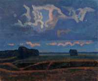 维克多·伊凡诺夫 1979年作 风景系列－天空与大地